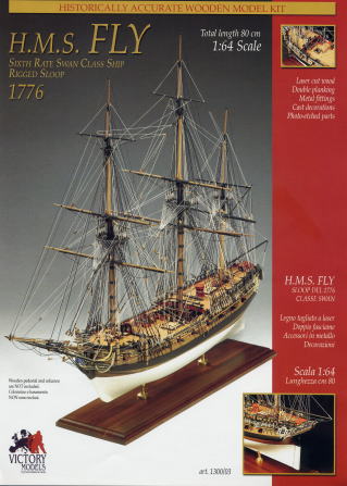 イタリア・アマティ社(ビクトリーモデル社）（1300/03)ＨＭＳフライ/（株）帆船模型スタジオＭ