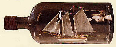 イタリアアマティ社（1355）ハンナ号(ボトルシップ)/(株)帆船模型スタジオＭ