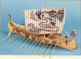 イタリア・アマティ社(1440)バイキング船/（株）帆船模型スタジオＭ