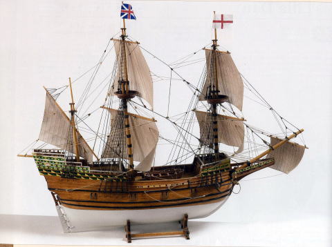 デンマーク・ビリングボート社(801)メイフラワー号/（株)帆船模型 