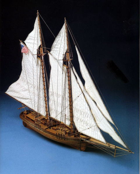 イタリア・コーレル社(SM19)フライングフィッシュ号/（株)帆船模型スタジオＭ