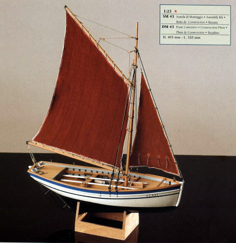 イタリア・コーレル社（SM43）スループ/(株)帆船模型スタジオＭ