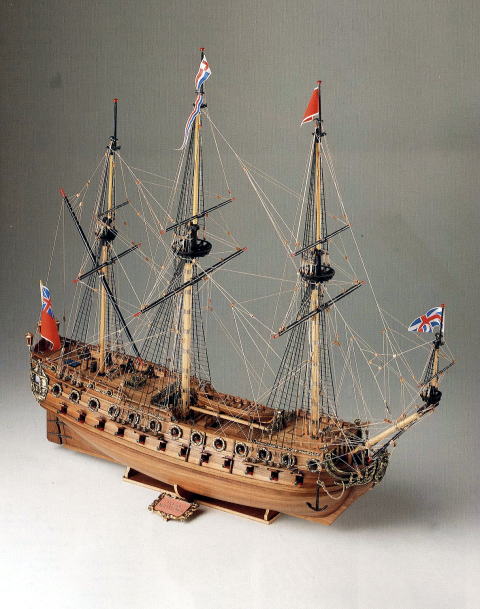 イタリア・コーレル社(SM58)HMSネプチューン号/(株)帆船模型スタジオＭ