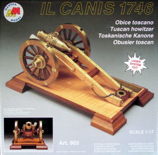 イタリア・マンチュアセルガル社（805）1746年トスカナ軍の榴弾砲/（株）帆船模型スタジオＭ