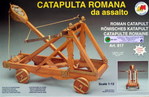イタリア・マンチュアセルガル社(＃817)ローマ帝国軍のカタパルト/（株）帆船模型スタジオＭ