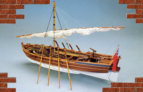 イタリア・パナルト社(＃748)1800年武装ランチ/(株)帆船模型スタジオＭ