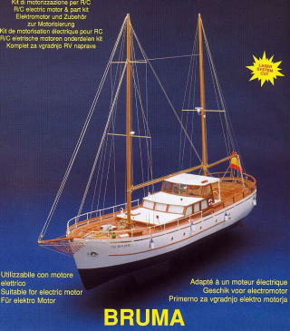 イタリア・パナルト社(736)ブルーマ号/(株)帆船模型スタジオＭ