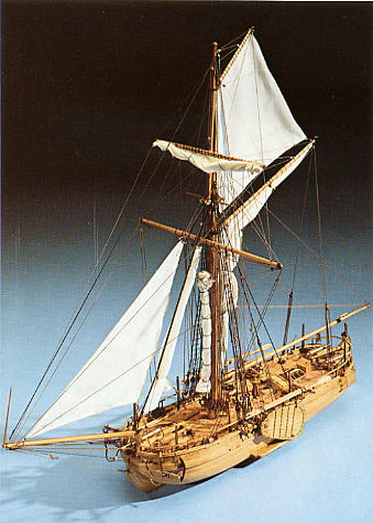 イタリア・マンチュアセルガル社(＃797)オランダの砲艦/(株)帆船模型スタジオＭ