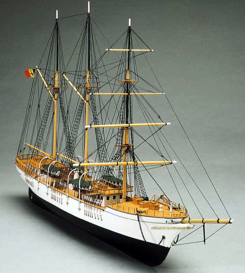 イタリア・マンチュア・セルガル社（757）メルカトール号/(株)帆船模型スタジオＭ