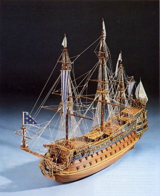 イタリア・マンチュアセルガル社（796）ソレイユ･ロワイヤル号/（株）帆船模型スタジオＭ