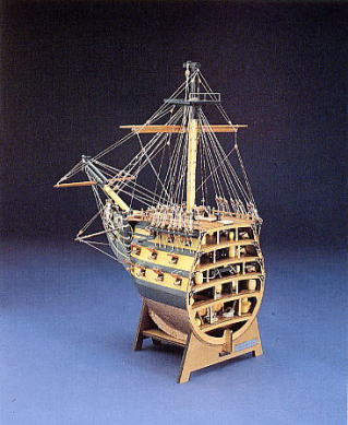 イタリア・パナルト社（＃746）HMSビクトリー号船首カットモデル/(株)帆船模型スタジオM