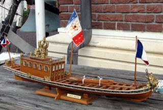 モーリシャス製フランス皇帝のカヌー/(株)帆船模型スタジオＭ
