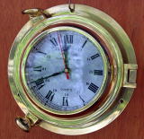 真鍮製舷窓時計（1003）『リックマー・リックマー』/(株)帆船模型スタジオＭ