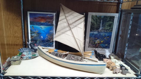 木製帆船模型完成品『カニ漁船』/㈱帆船模型スタジオM