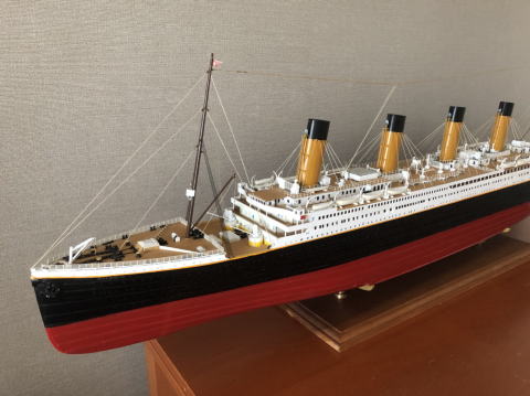 木製船舶模型完成品RMSタイタニック/㈱帆船模型スタジオM