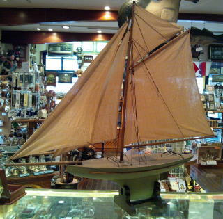 木製帆船模型 完成品『ポンドヨット』/㈱帆船模型スタジオM