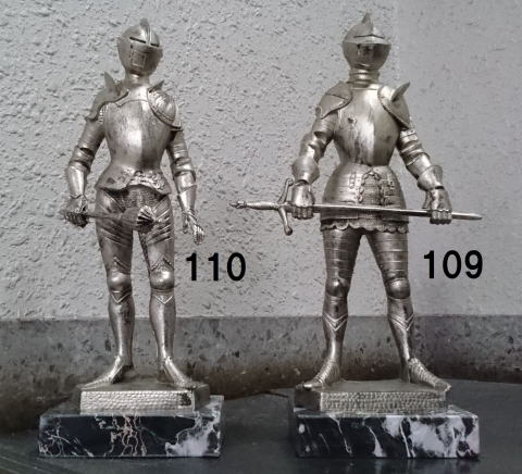 人形の置物 西洋の甲冑の騎士110-109/�株ｿ船模型スタジオM
