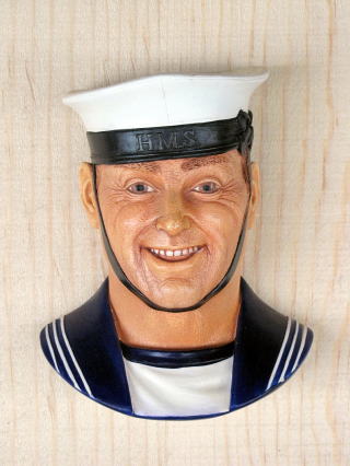 ウォールマスク・船乗り『イギリスの水兵』（イギリス製）/(株)帆船模型スタジオＭ